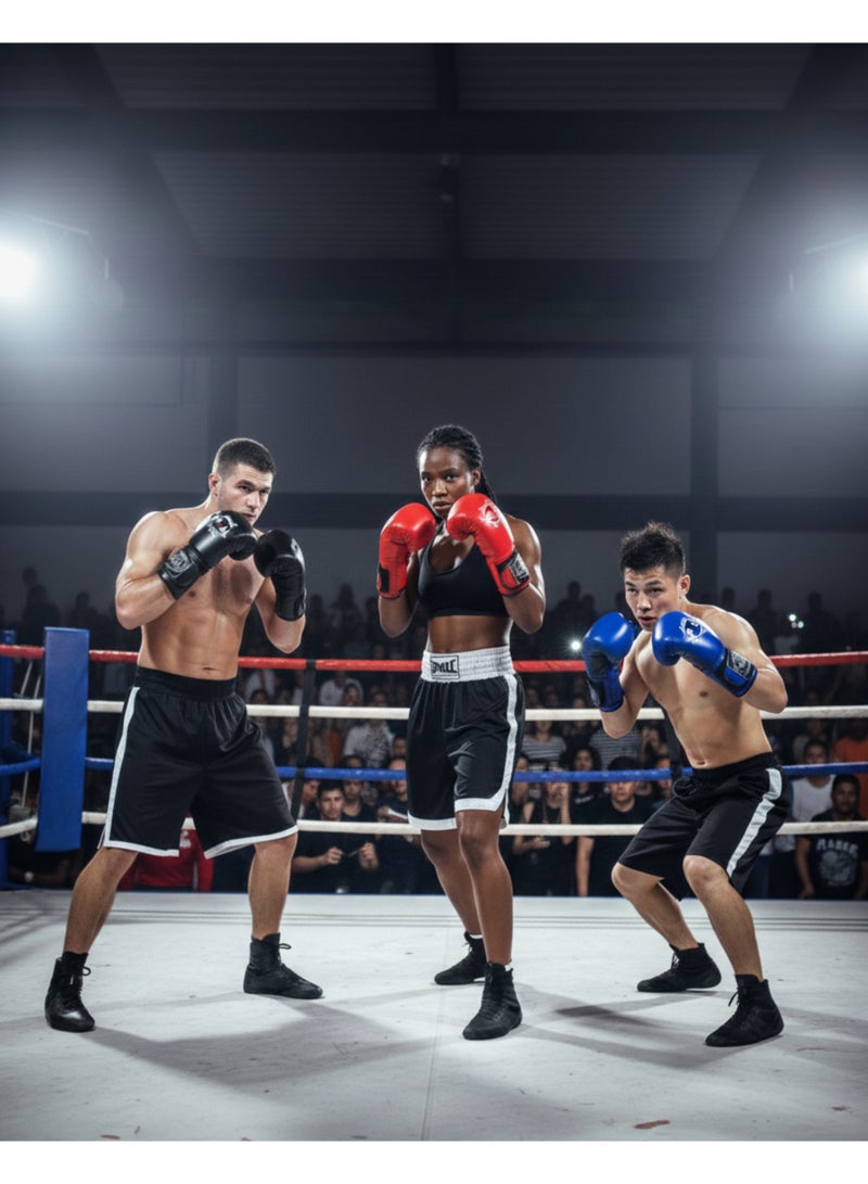 Spall Premium Genuine Leather Boxing Gloves – Professional Training & Sparring Gloves for Men & Women – Red Black Blue – Sizes 4oz to 16oz - Image 5